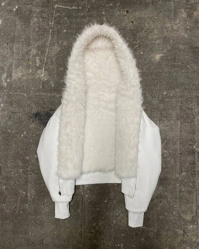 YETI FUR REVERSIBEL ZIP HOODIE